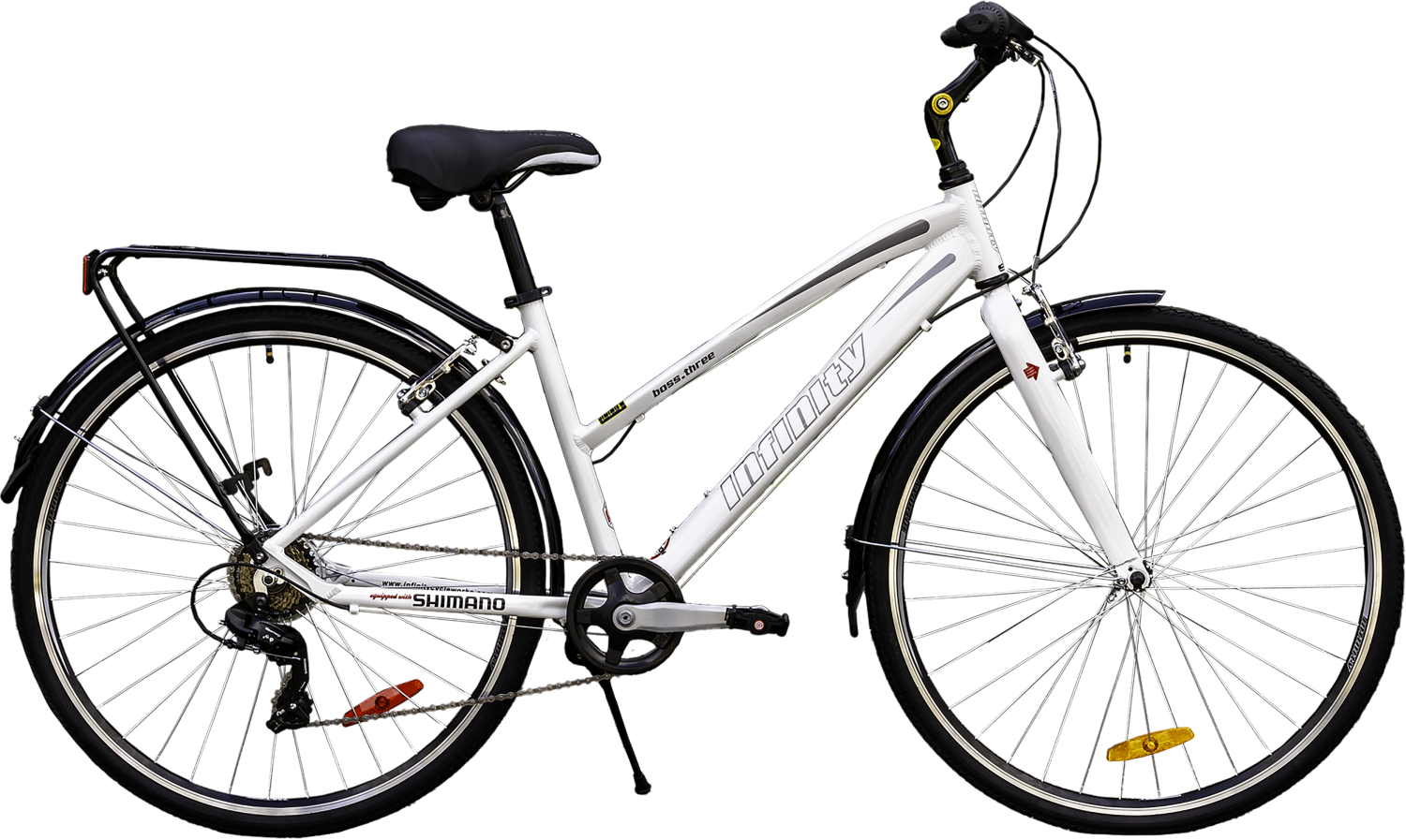 infinity boss three mens hybrid bike reviews